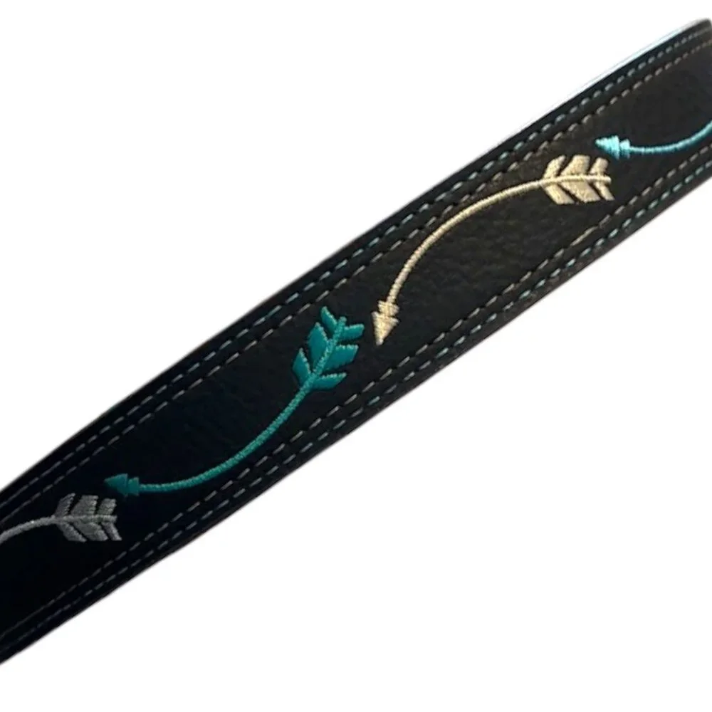 New Catchfly Girl's Arrow Embroidered Western Belt Size Medium